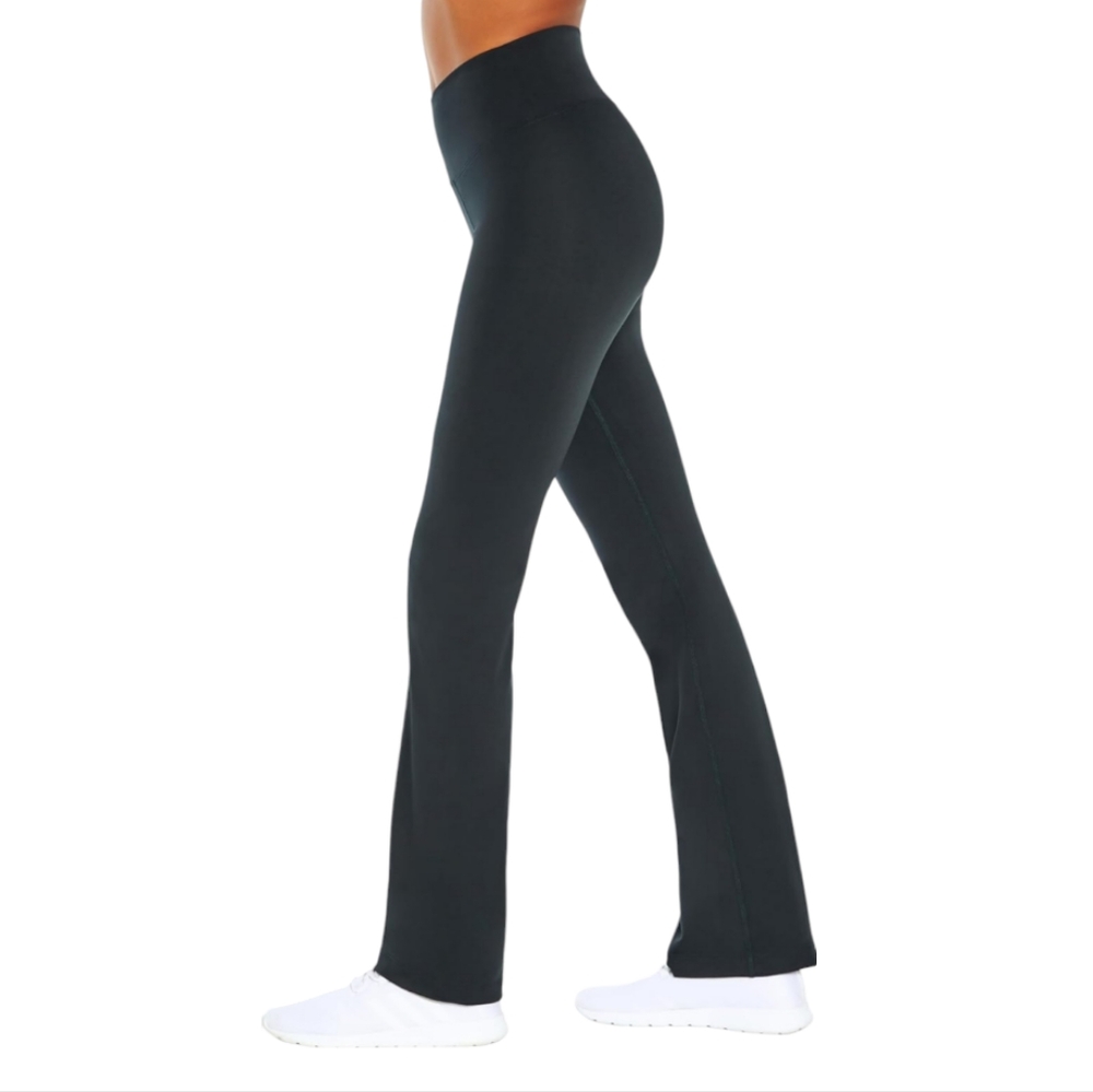 Women's Flare High Rise Bootcut Pants Balance Collection Black Size Small NEW